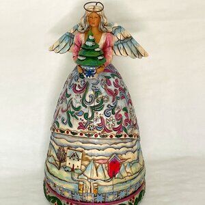 2004 Jim Shore "Landscape Sleeps" Winter Angel VINTAGE